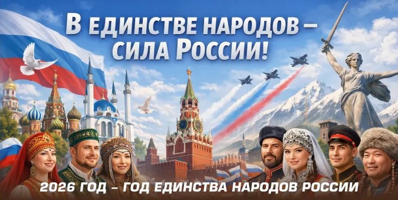 2026 год - Год единства народов России.